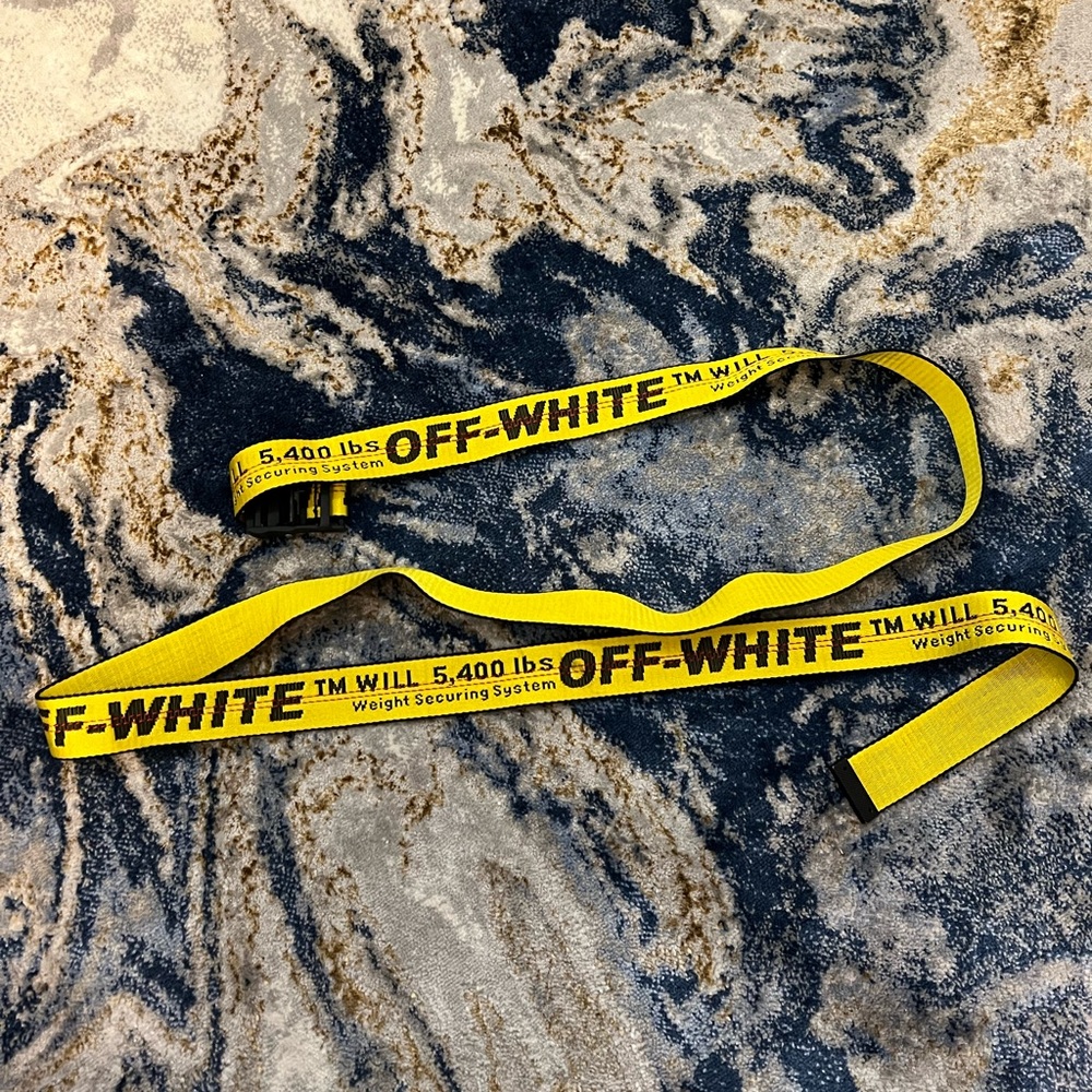 Authentic Off-White Industrial Belt